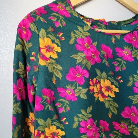 EUC VINTAGE LAURISSA FLORAL LONGSLEEVES TOP SIZE SMALL - Picture 12 of 14
